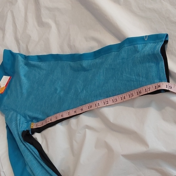 Champion- Womens Blue/black Color Block Capri duo dry workout pants Sz.XXL - Picture 6 of 7